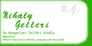 mihaly gelleri business card